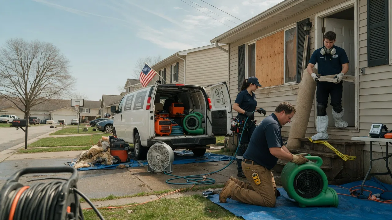 Water Damage Restoration in Milroy, IN near me